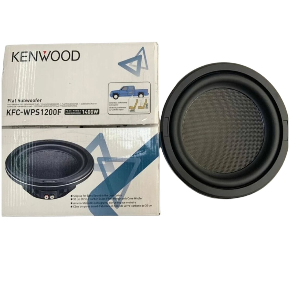 GENERICO - PARLANTE SUBWOOFER PLANO  KENWOOD 12" EXCELON 1400W - KFC-XW1200F