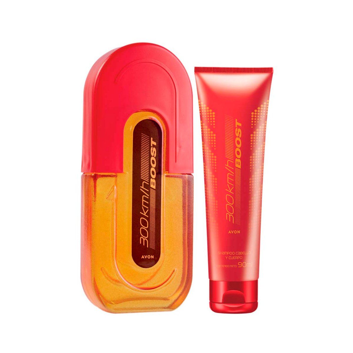 AVON - 300 km/h Boost Fragancia de Hombre con Shampoo 2 en 1 Avon