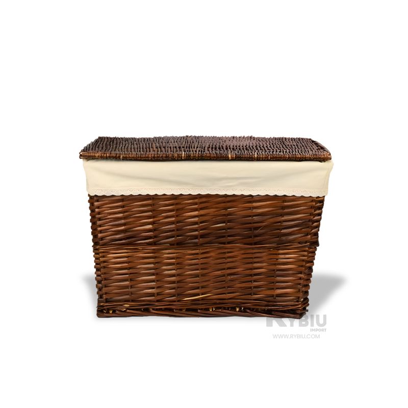 RYBIU IMPORT - Contenedor de Ropa Rectangular Marron Y+Post-it Adhesivos