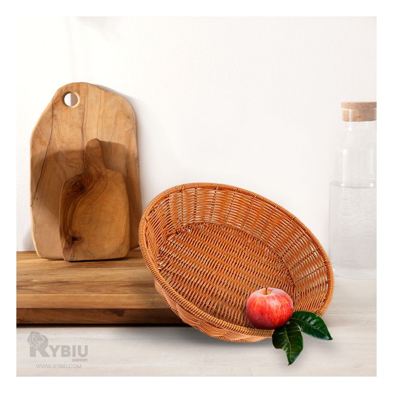 RYBIU IMPORT - Cesta Atractiva y Versatil con Tejido Y+Regalo Stickers