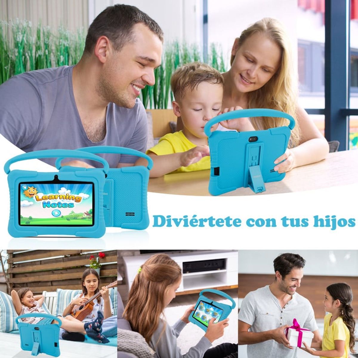 VEIDOO - Tablet Kids Veidoo 32GB 7 IPS Control parental--Azul