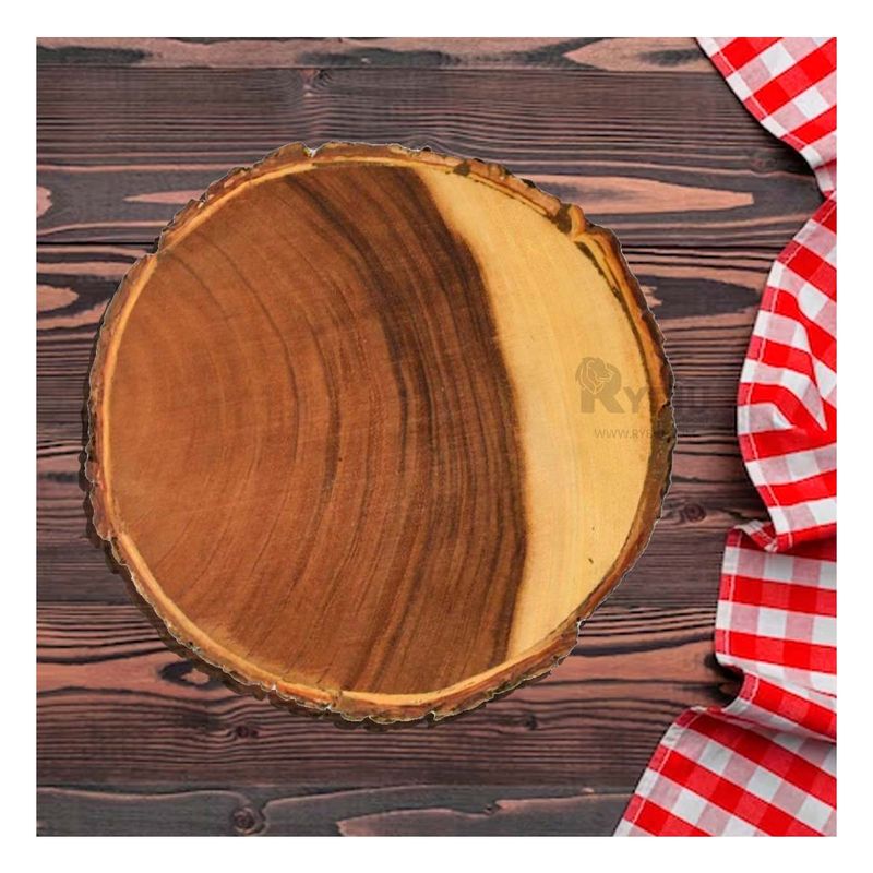 RYBIU IMPORT - Bandeja Artesanal para Fiestas de Madera Y+Papel de Regalo