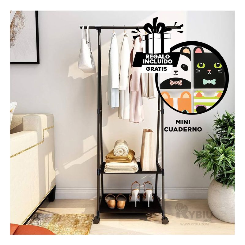 RYBIU IMPORT - Organizador de Carteras de Color Negro Y+Gift MiniAgenda