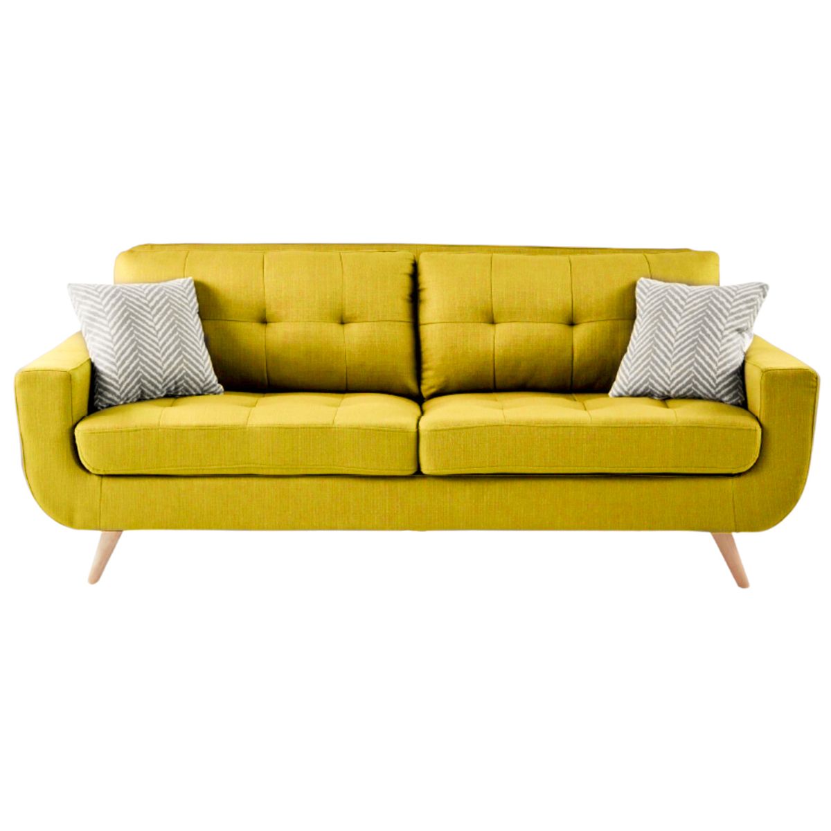 GENERICO - Sofa 3 Cuerpos Berlin - Amarillo