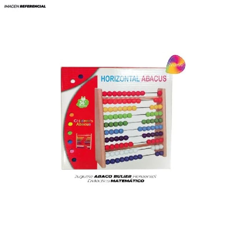 GENERICO - JUGUETE ABACO BULIER HORIZONTAL DIDÁCTICO MATEMÁTICO