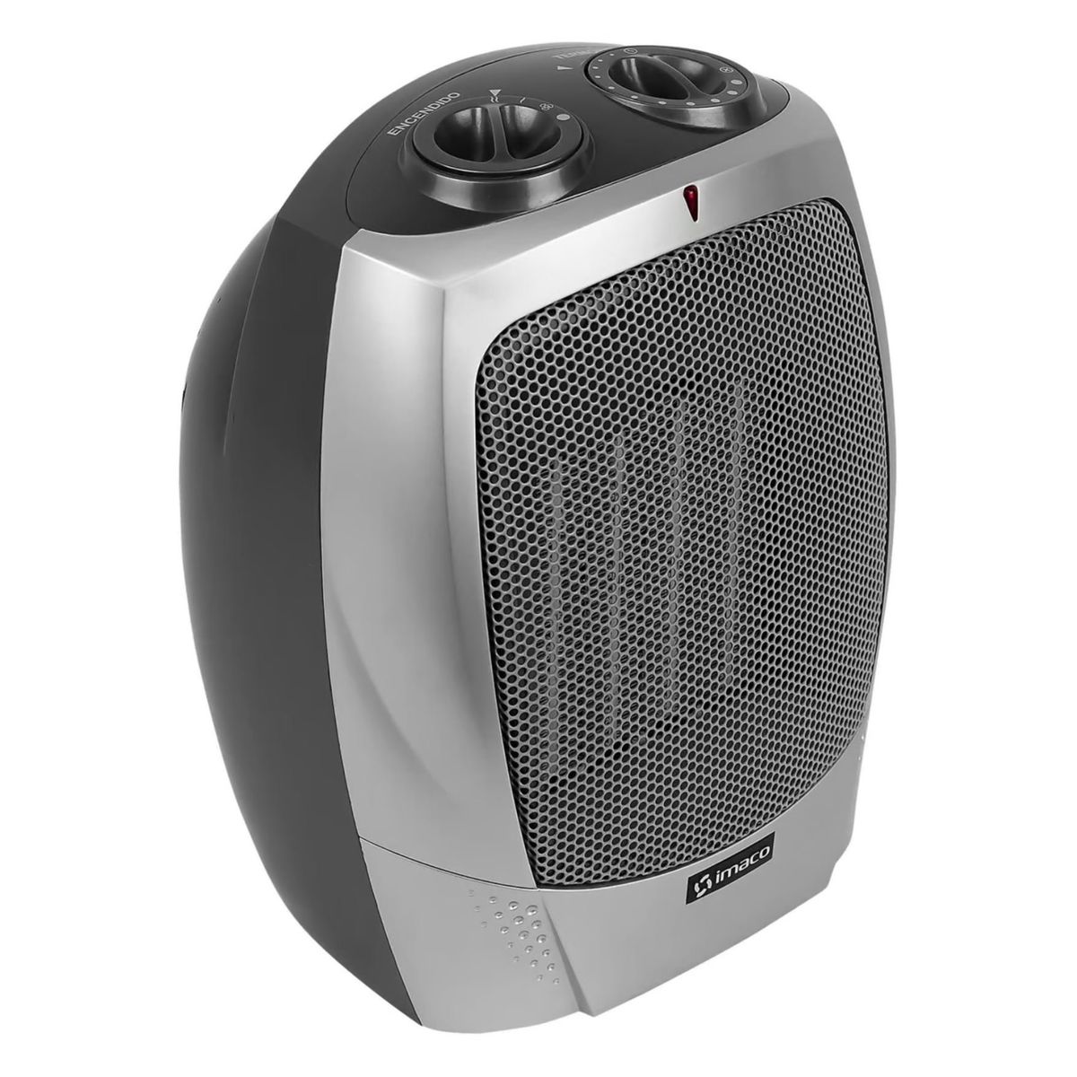 IMACO - Termoventilador Imaco ITC3181 1800w de Mesa Cuerpo de Toque Frio Gris