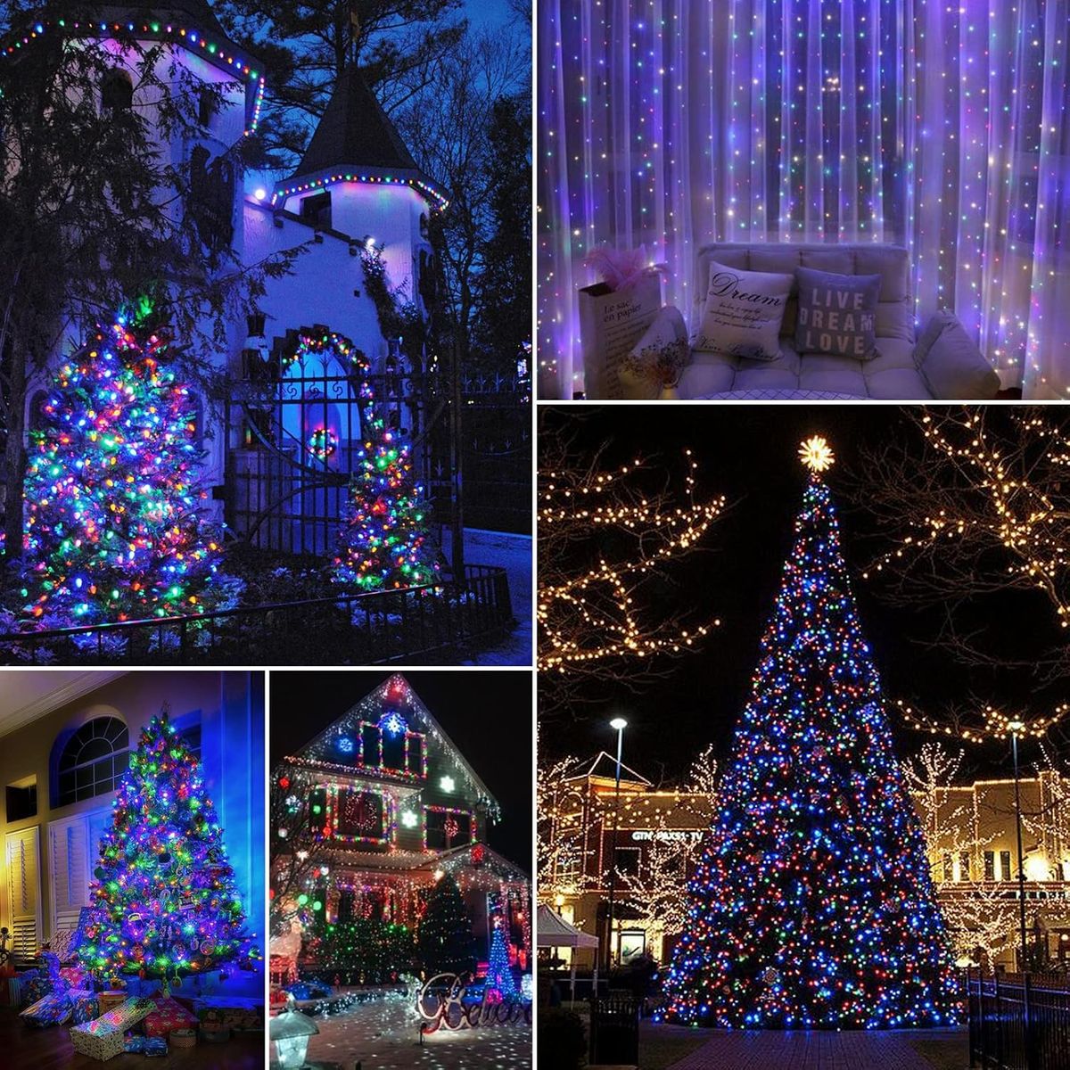 GENERICO - LUCES LED ALAMBRE 2 METROS SUMERGIBLE PILAS DECO