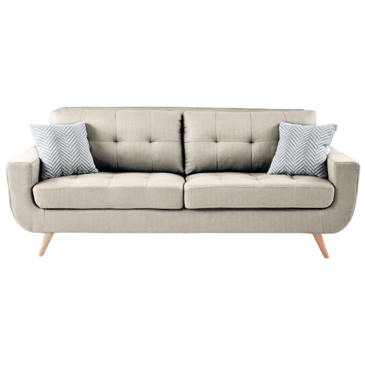 GENERICO - Sofa 3 Cuerpos Berlin - Blanco