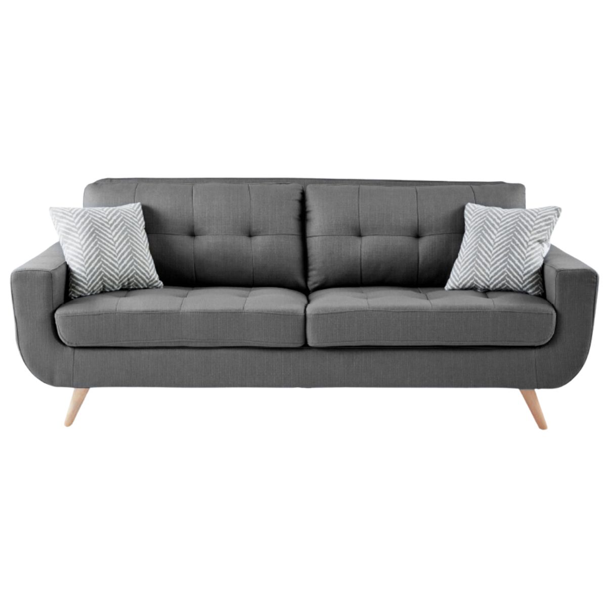 GENERICO - Sofa 3 Cuerpos Berlin - Gris
