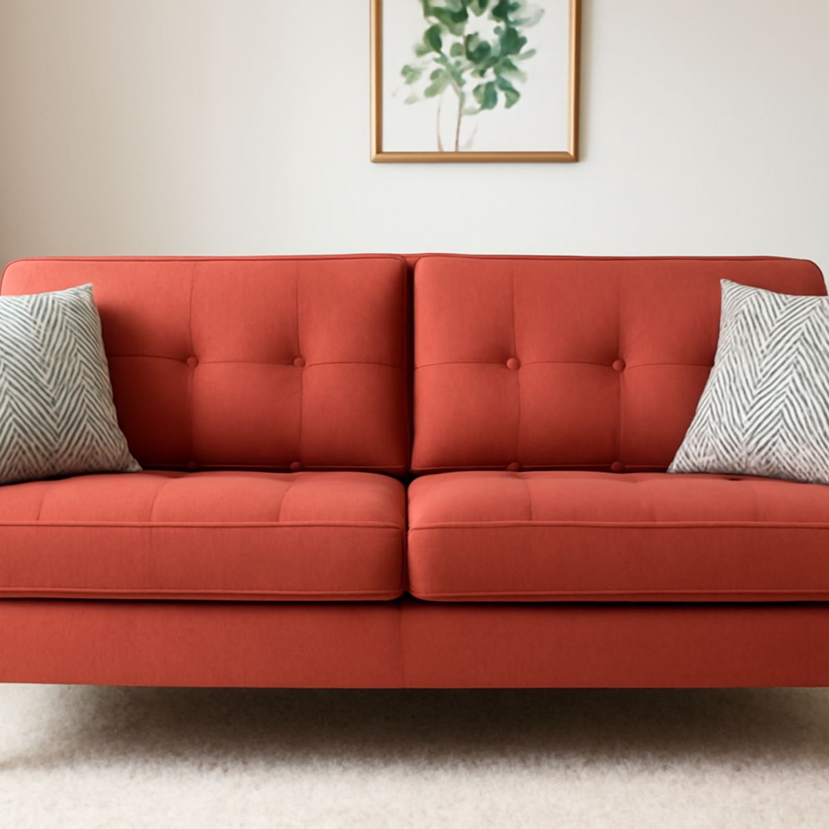 GENERICO - Sofa 3 Cuerpos Berlin - Rojo