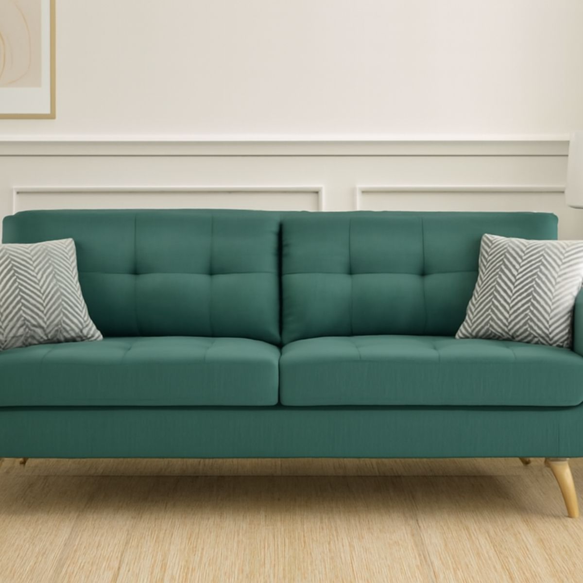 GENERICO - Sofa 3 Cuerpos Berlin - Turquesa