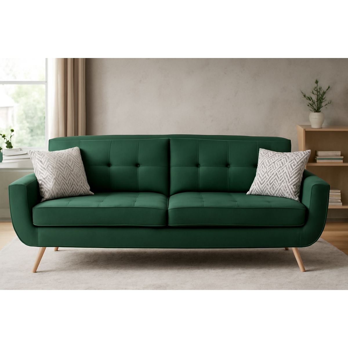 GENERICO - Sofa 3 Cuerpos Berlin - Verde