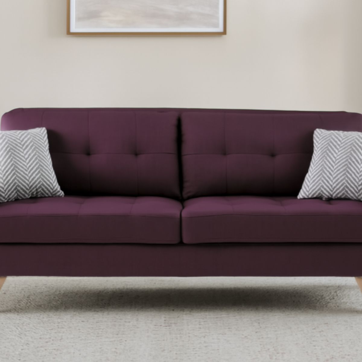 GENERICO - Sofa 3 Cuerpos Berlin - Vino