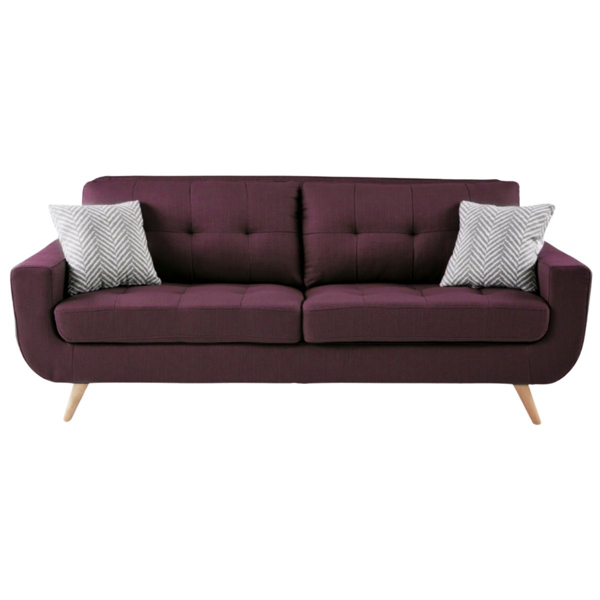 GENERICO - Sofa 3 Cuerpos Berlin - Vino