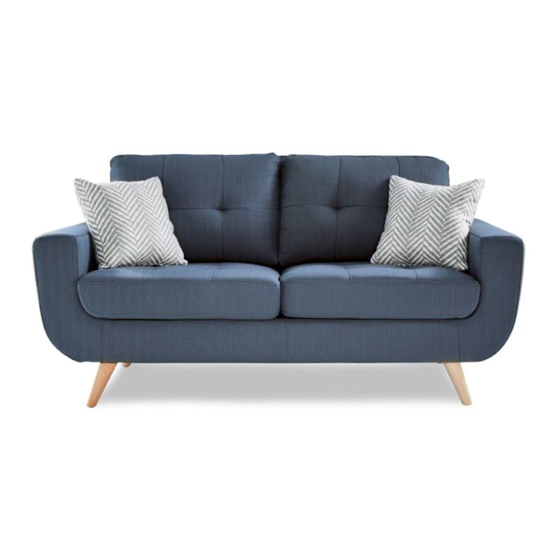 GENERICO - Sofa 2 Cuerpos Berlin - Azul Claro