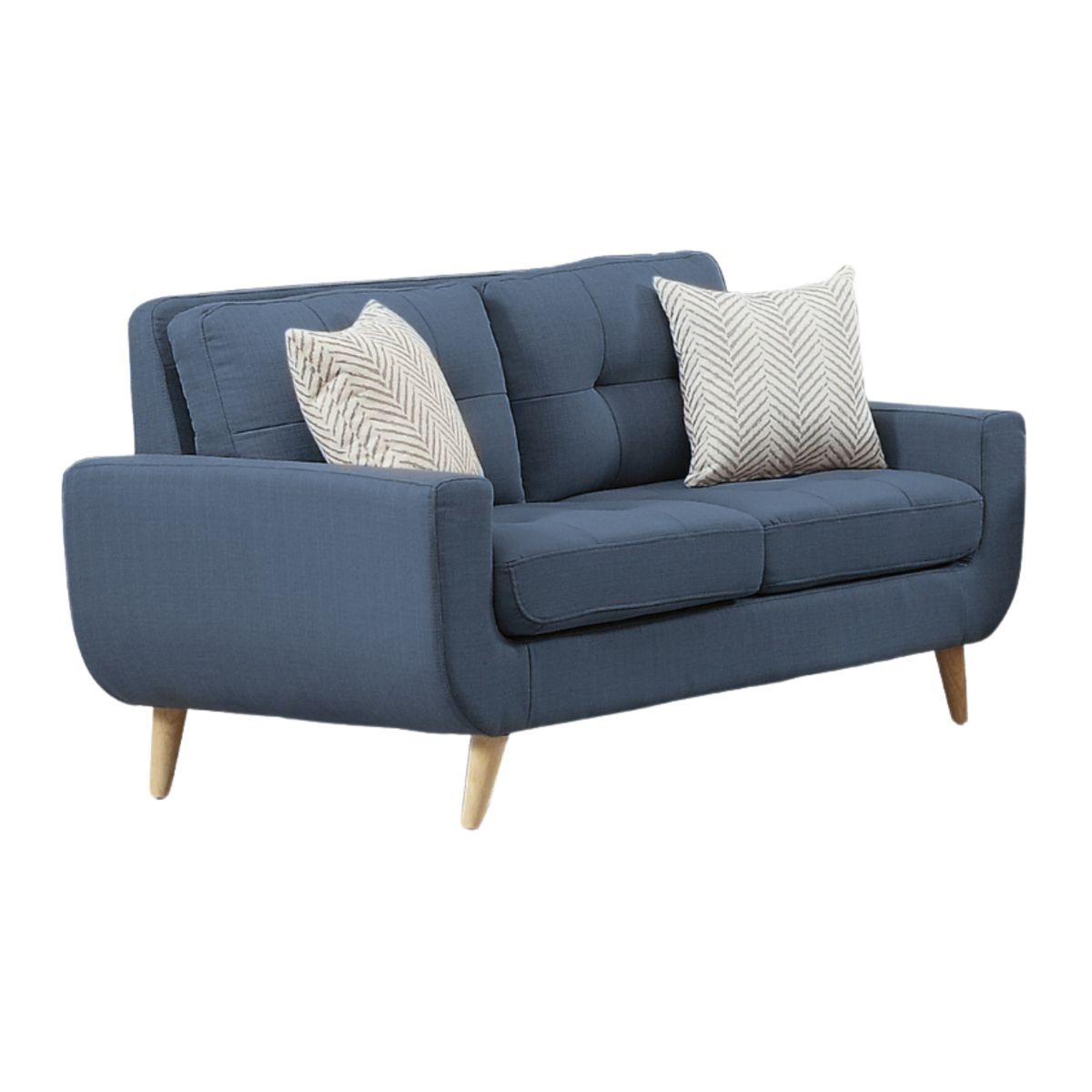 GENERICO - Sofa 2 Cuerpos Berlin - Azul Claro