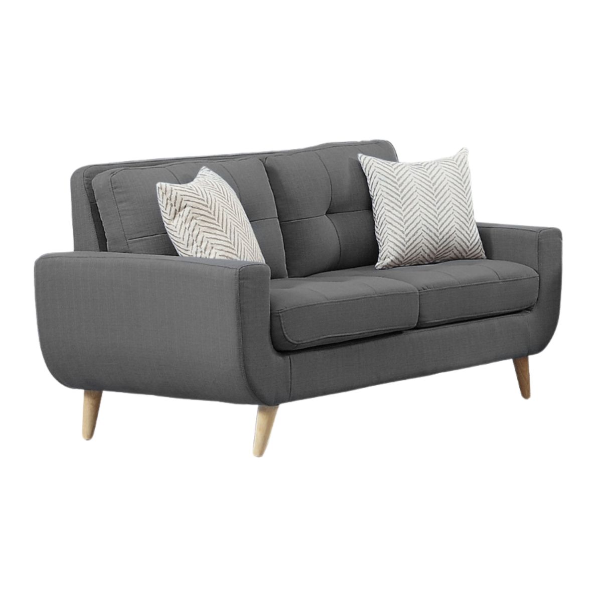 GENERICO - Sofa 2 Cuerpos Berlin - Gris