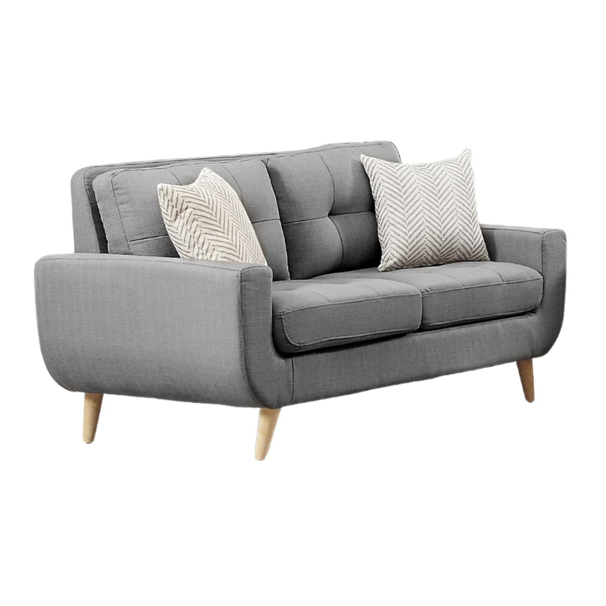 GENERICO - Sofa 2 Cuerpos Berlin - Gris Claro