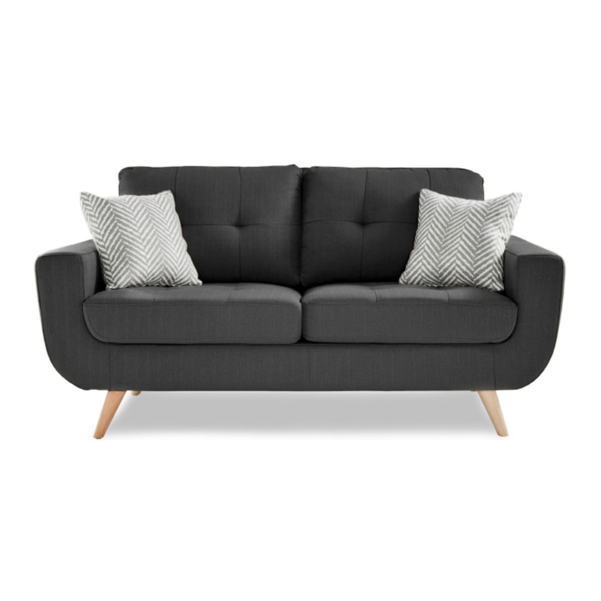 GENERICO - Sofa 2 Cuerpos Berlin - Gris Oscuro