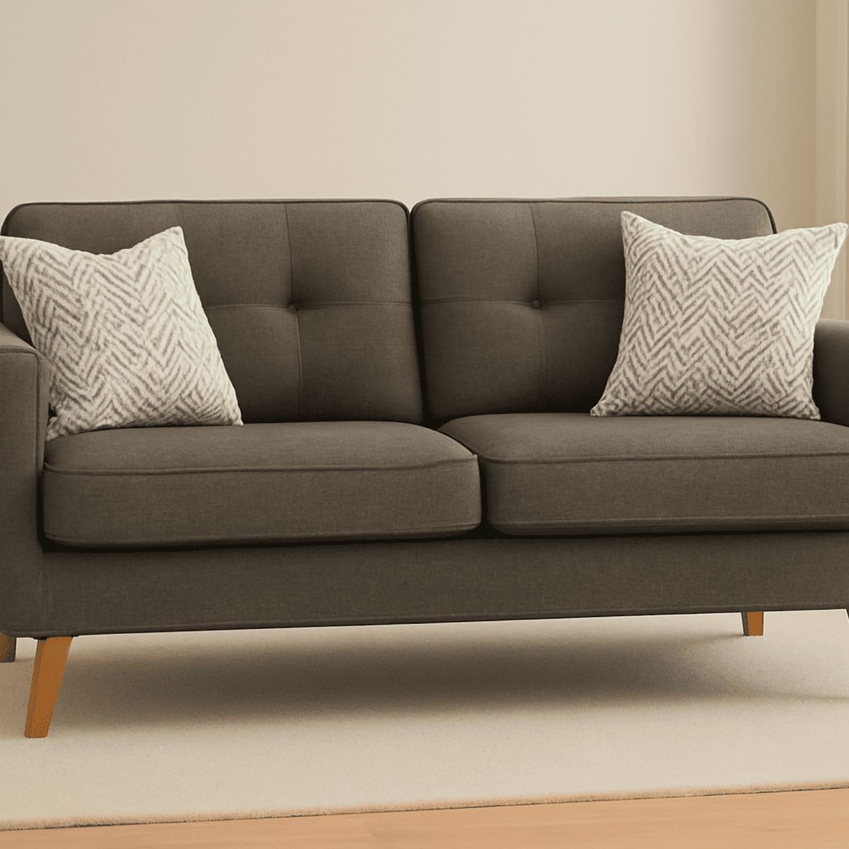 GENERICO - Sofa 2 Cuerpos Berlin - Marrón