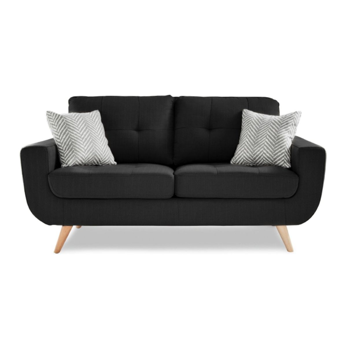 GENERICO - Sofa 2 Cuerpos Berlin - Negro