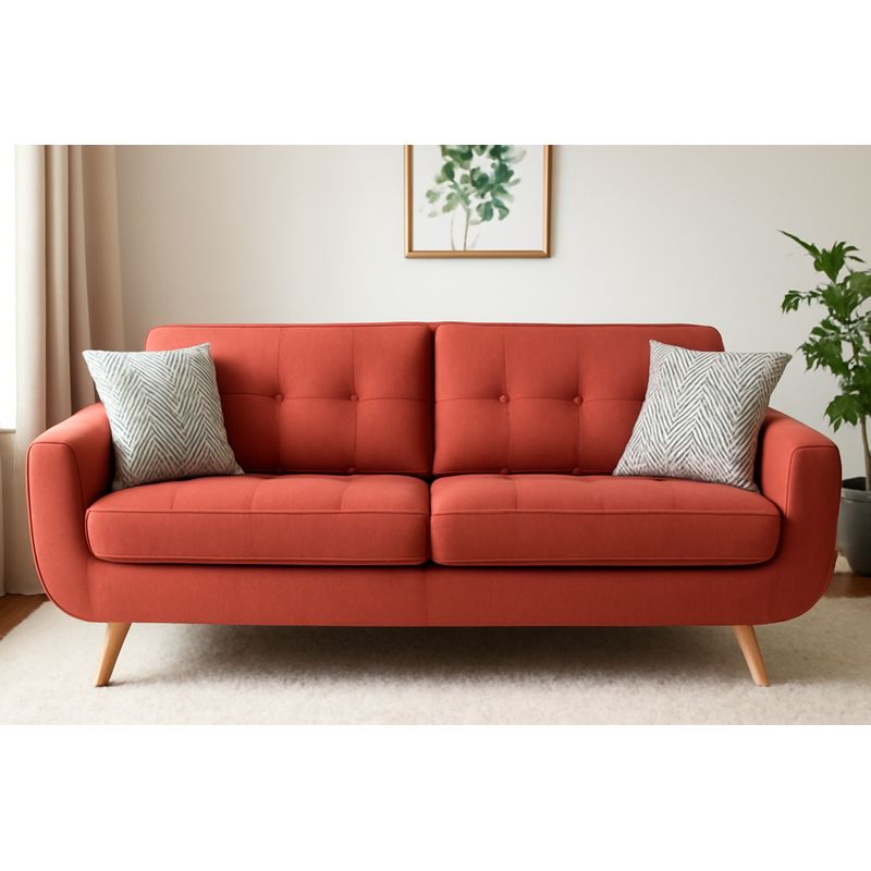GENERICO - Sofa 2 Cuerpos Berlin - Rojo