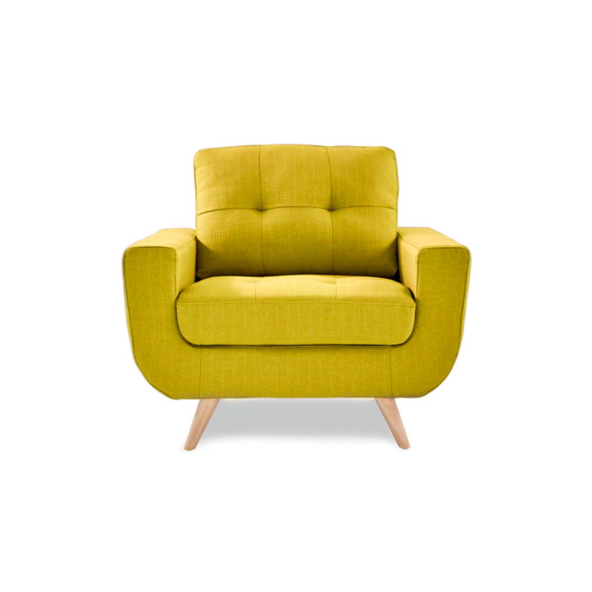 GENERICO - Sofa 1 Cuerpos Berlin - Amarillo