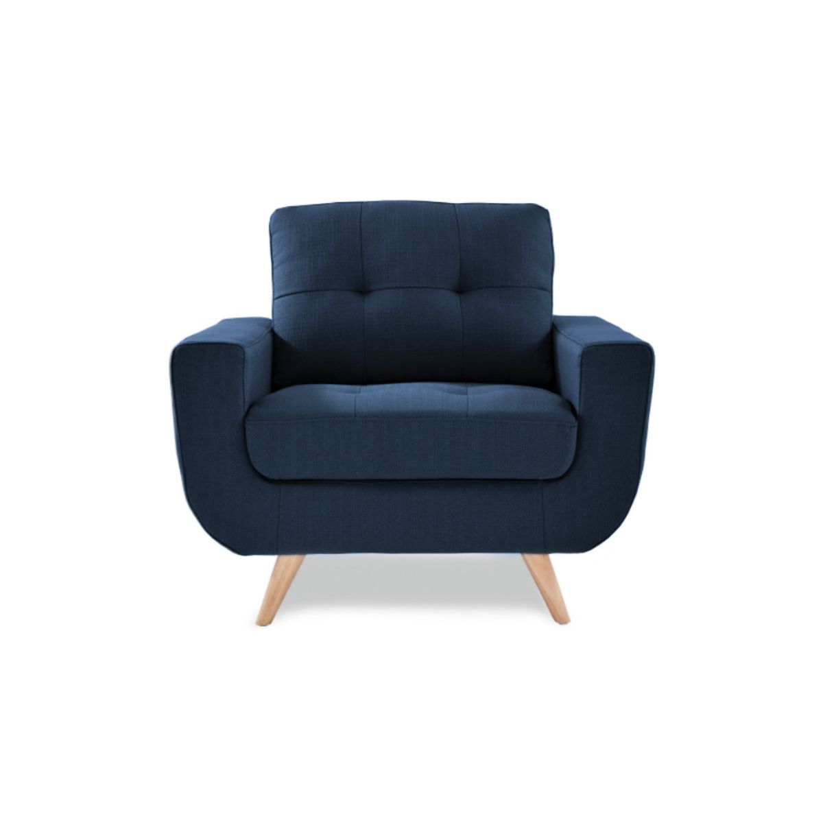 GENERICO - Sofa 1 Cuerpo Berlin - Azul Oscuro