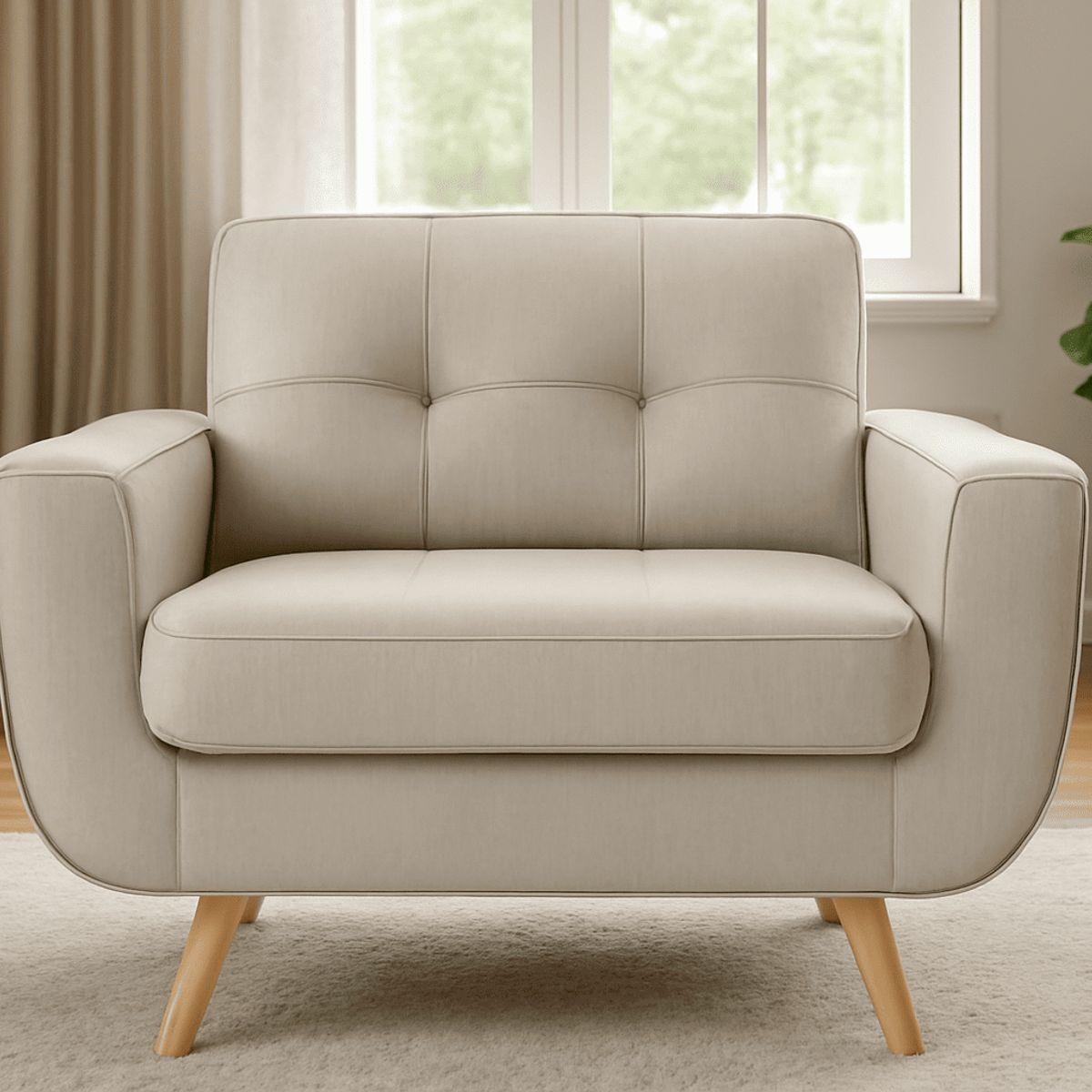 GENERICO - Sofá 1 Cuerpo Berlin - Blanco