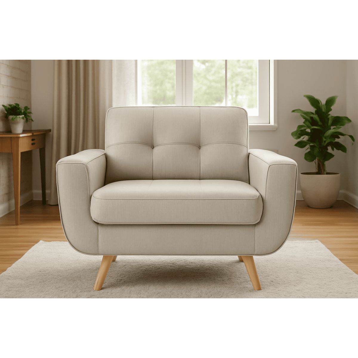 GENERICO - Sofá 1 Cuerpo Berlin - Blanco