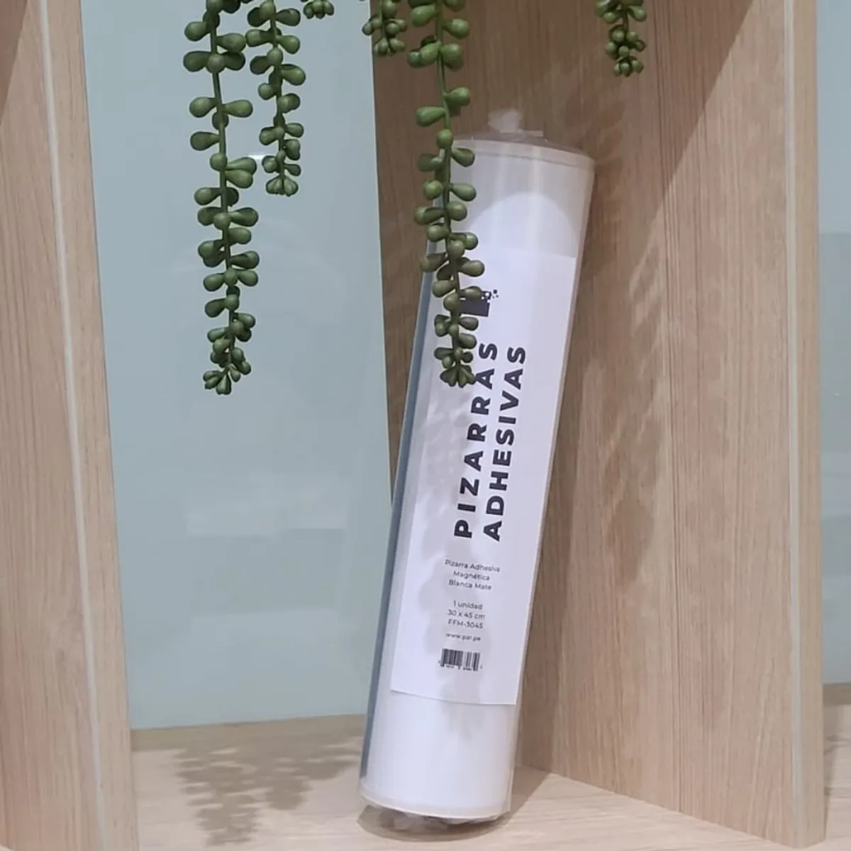 PZR PIZARRAS ADHESIVAS - Pizarra Adhesiva PZR Blanca Brillante Magnético 30x45 cms