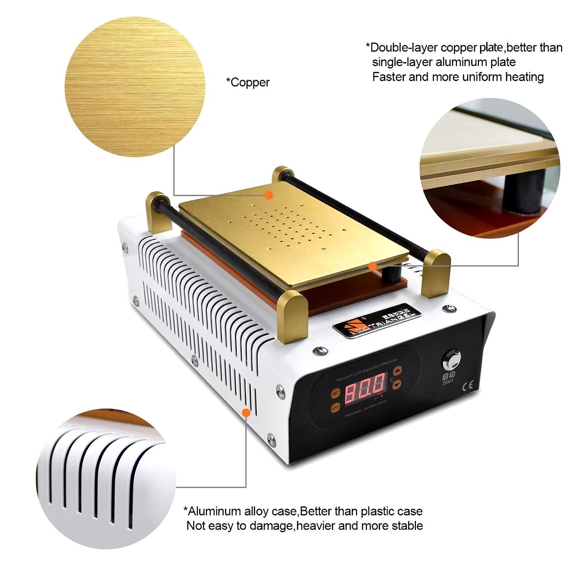 GENERICO - MAQUINA SEPARADORA GLASS TRIANGEL 7