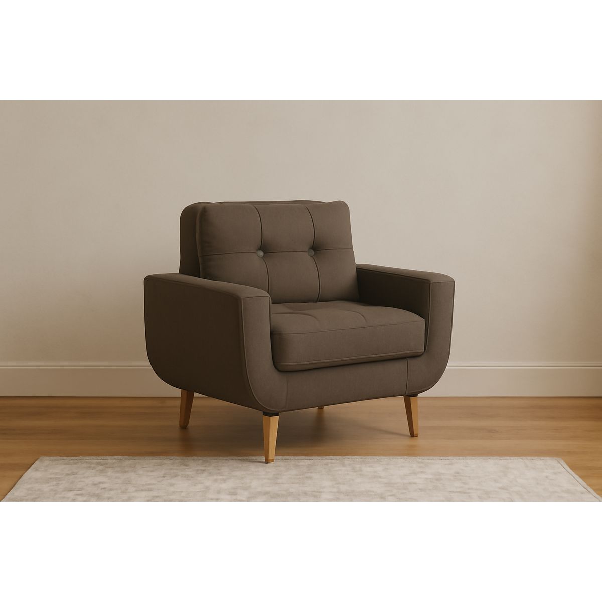 GENERICO - Sofa 1 Cuerpo Berlin - Marrón