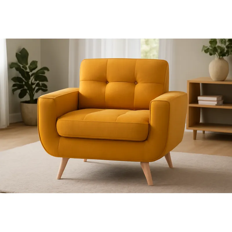 GENERICO - Sofa 1 Cuerpo Berlin - Mostaza