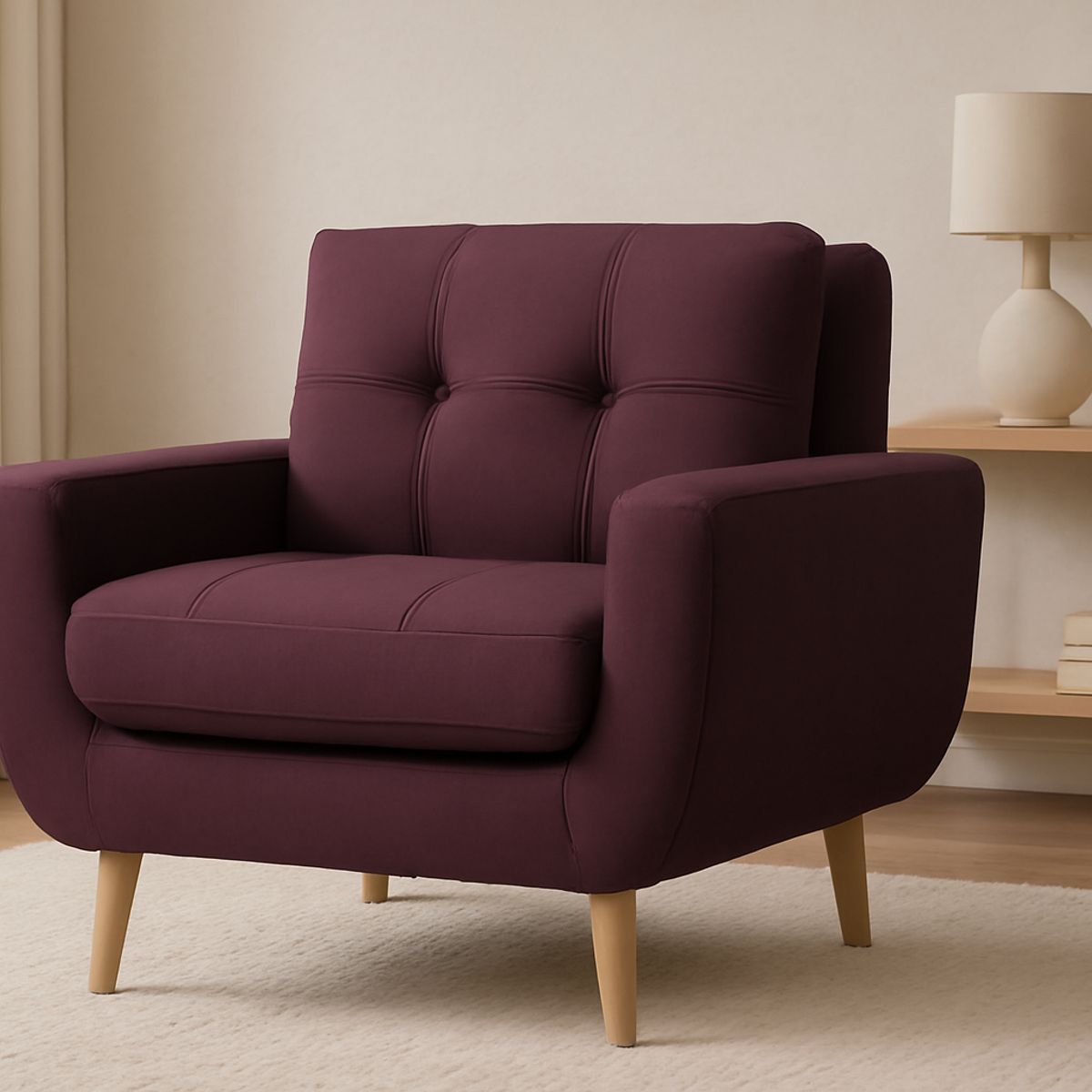 GENERICO - Sofa 1 Cuerpos Berlin - Vino