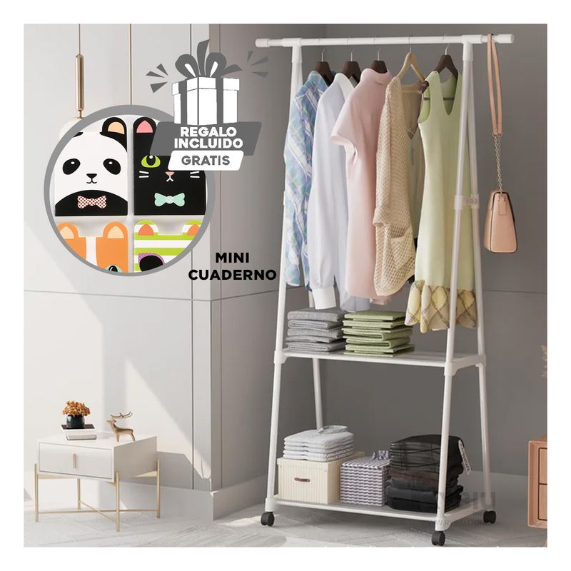 RYBIU IMPORT - Organizador de Carteras de Color Blanco Y+Gift MiniAgenda