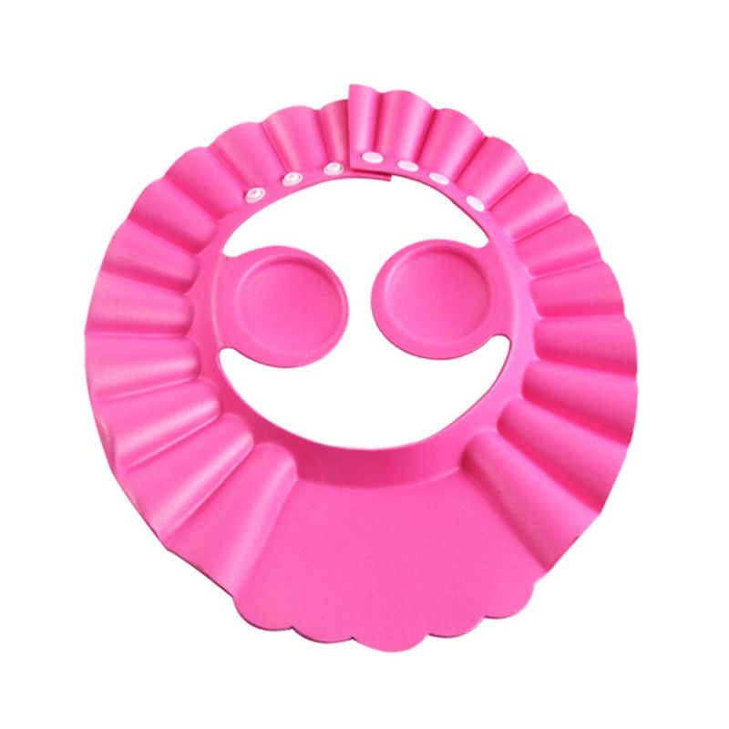 GENERICO - Gorro de baño para bebés Con Protector De Orejas Rosado