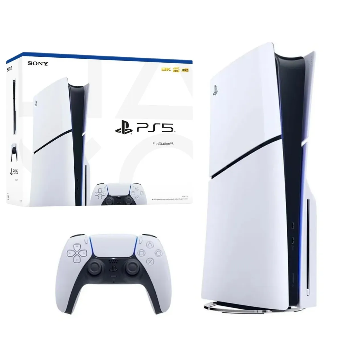 SONY - Consola Ps5 Slim Sony 1Tb + 120Hz + 4K Uhd