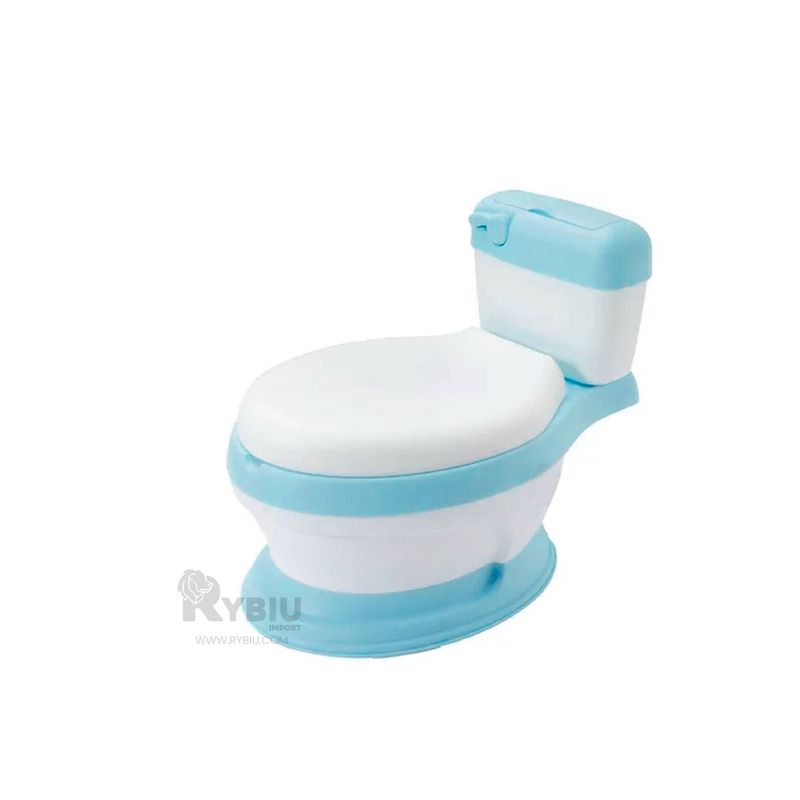 RYBIU IMPORT - Bacin Comodo en Color Celeste Y+Regalo Stickers