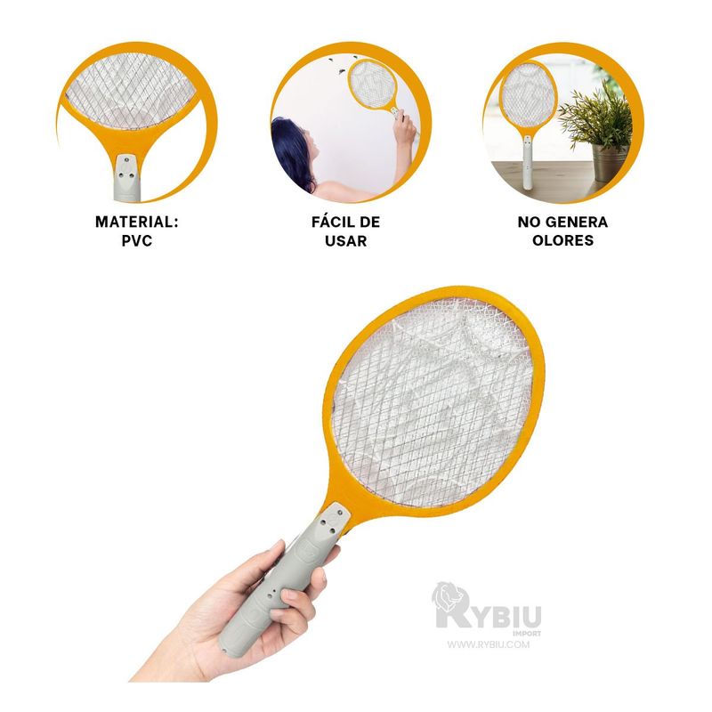 RYBIU IMPORT - Mosquitero para Plagas en Anaranjado Y+Envoltorio de Regalo