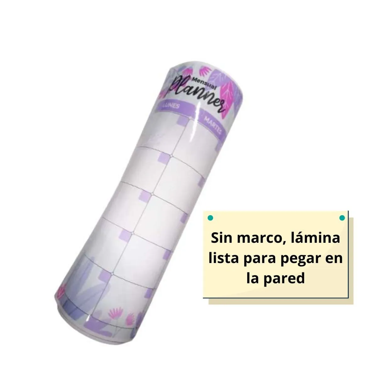 GENERICO - Planner Pizarra Adhesivo 50x70 cm- Ponny