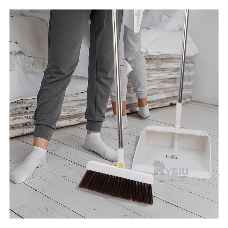 RYBIU IMPORT - Escobilla Adaptable para Bano Blanco Y+Gift MiniAgenda
