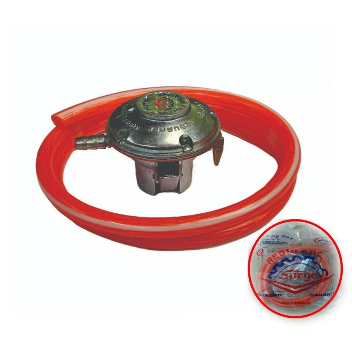 COCINAS SURGE - Válvula Regulador de Gas SURGE Kit Estandar Bronce