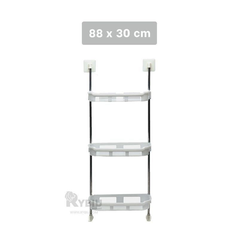 RYBIU IMPORT - Estante para Ordenar Baño en Color Blanco Y+Ligas de Regalo