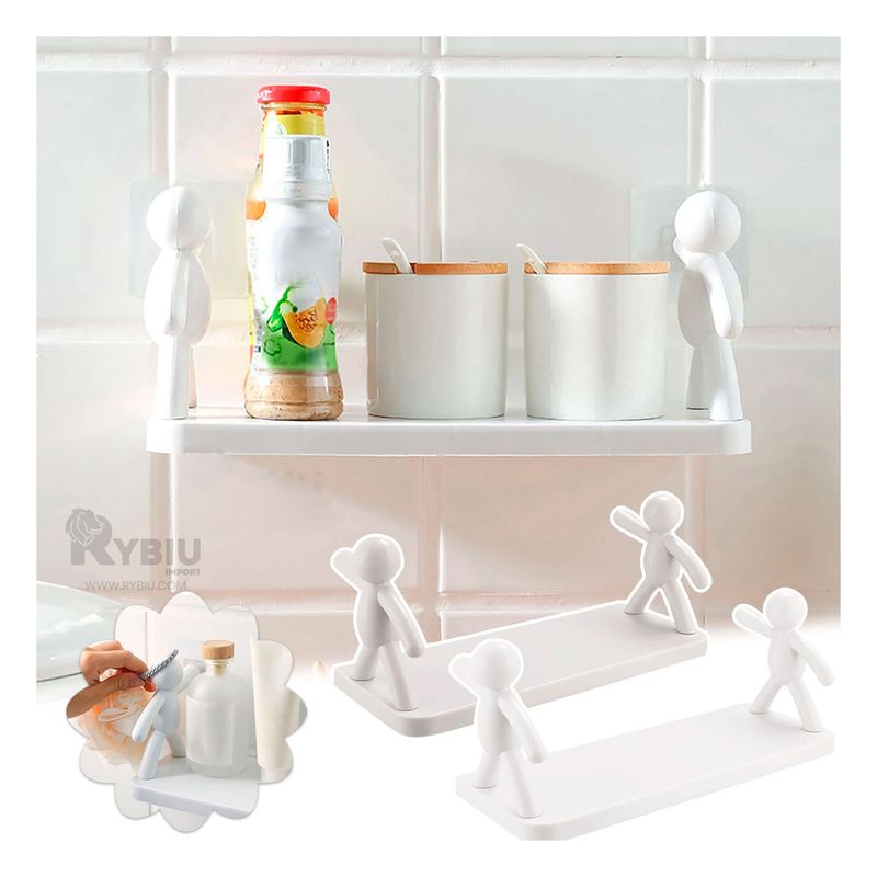 RYBIU IMPORT - Estante de Bañera para Shampoo de Blanco Y+Regalo Agendita