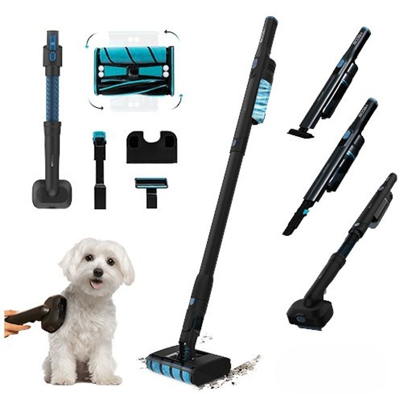 CECOTEC - Aspirador Escoba Digital Scoba 2100 Twice Animal