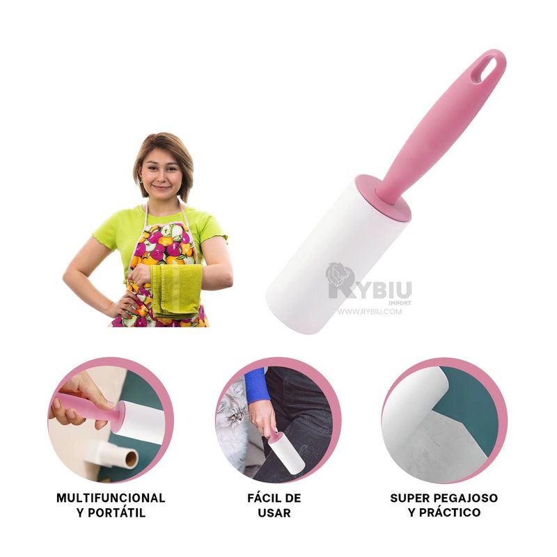 RYBIU IMPORT - Quita Vellos en Tono Rosado Y+Regalo Stickers