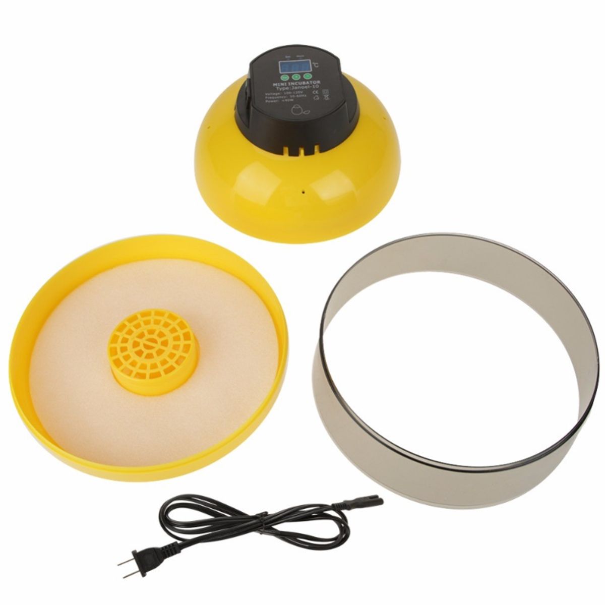 GENERICO - INCUBADORA DE 10 HUEVOS DIGITAL LED SEMIAUTOMÁTICA JN-10