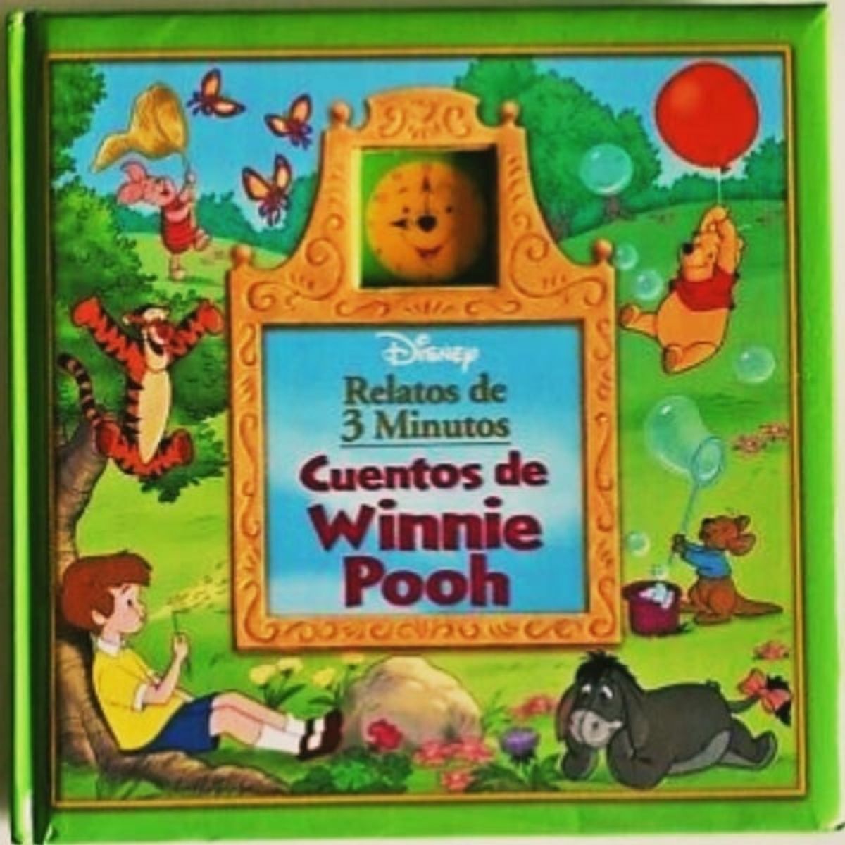 GENERICO - Libro Infantil RELATOS DE 3 MINUTOS CUENTOS DE WINNIE THE POOH + stickers