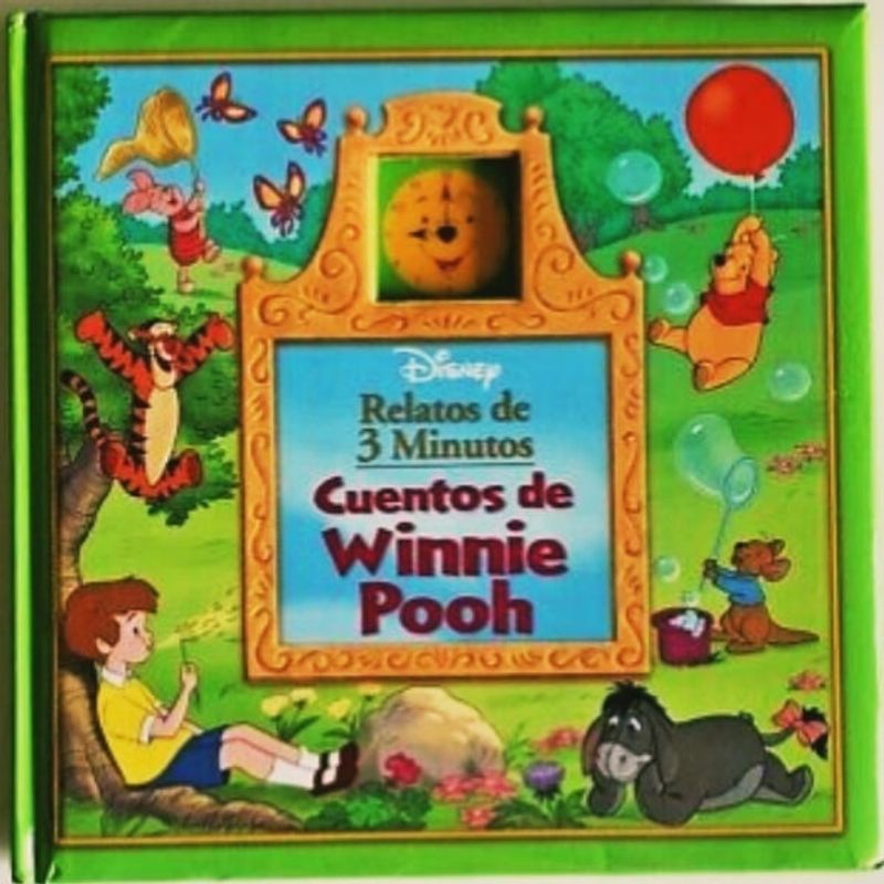GENERICO - Libro Infantil RELATOS DE 3 MINUTOS CUENTOS DE WINNIE THE POOH + stickers